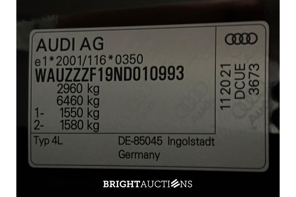 Audi SQ8 4.0 TFSI Quattro 507hp 2022, R-387-PH