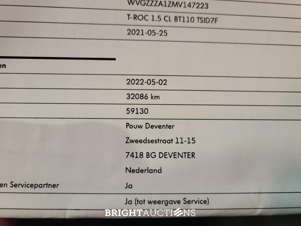 Volkswagen T-Roc Business 1.5 TSI 150pk 2021 (Origineel-NL), L-253-HG