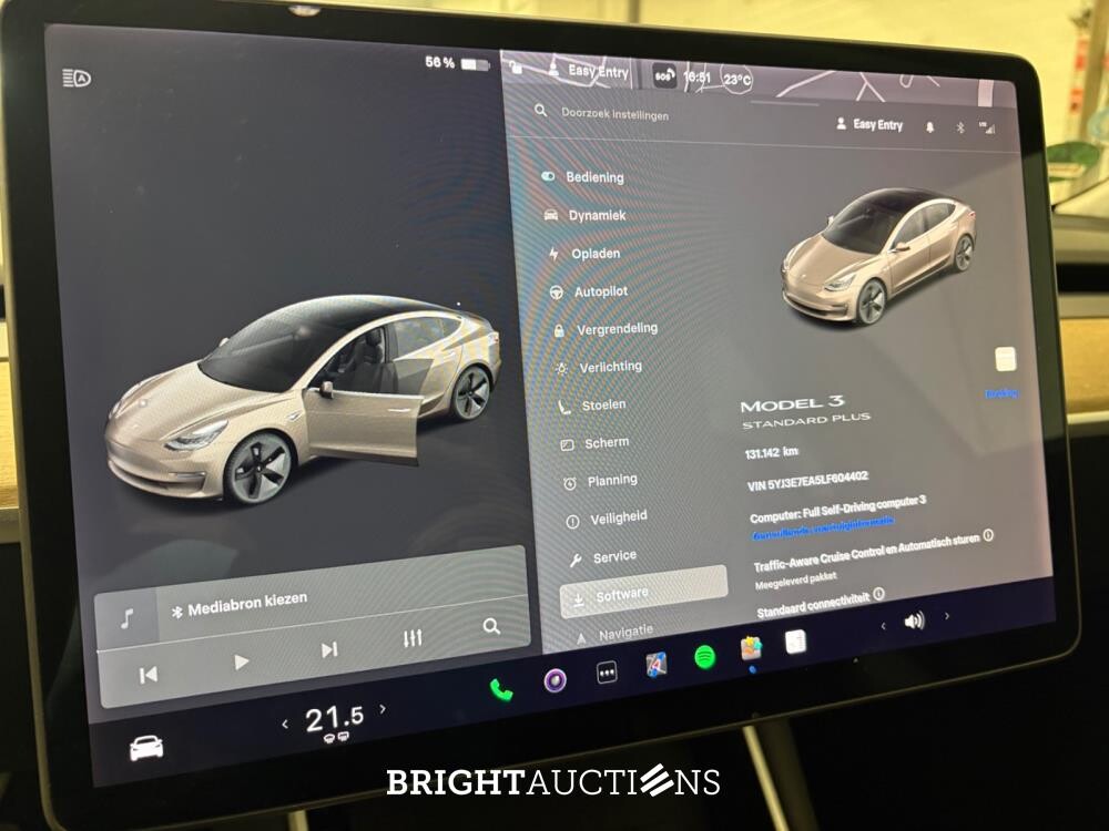 Tesla Model 3 Standard RWD Plus 60 kWh 238pk 2019 (Origineel-NL), G-106-TR