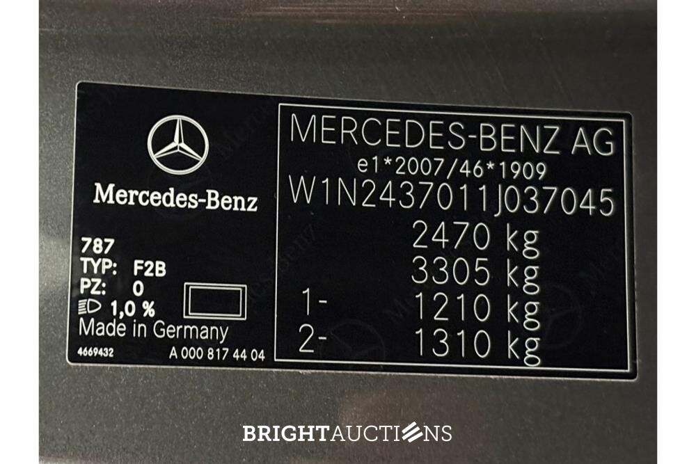Mercedes-Benz EQA 25067 Business Solution AMG 67 kWh 190pk 2022 (Origineel-NL) EQA-Klasse, P-534-NZ