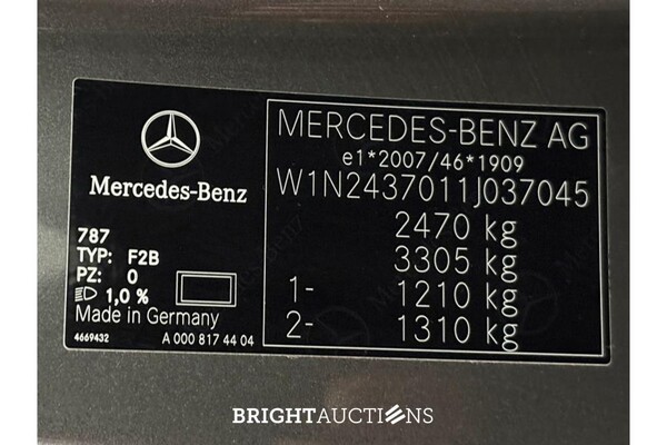 Mercedes-Benz EQA 25067 Business Solution AMG 67 kWh 190pk 2022 (Origineel-NL) EQA-Klasse, P-534-NZ