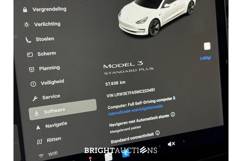 Tesla Model 3 Standard RWD Plus 60 kWh 238pk 2021 (Origineel-NL), L-483-GL