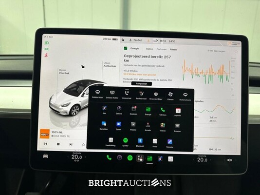 Tesla Model Y Long Range AWD 75 kWh 351pk 2023 (Origineel-NL), S-396-PJ