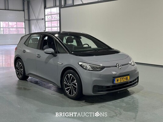 Volkswagen ID.3 45 kWh 150pk 2021 (Origineel-NL), N-272-BL