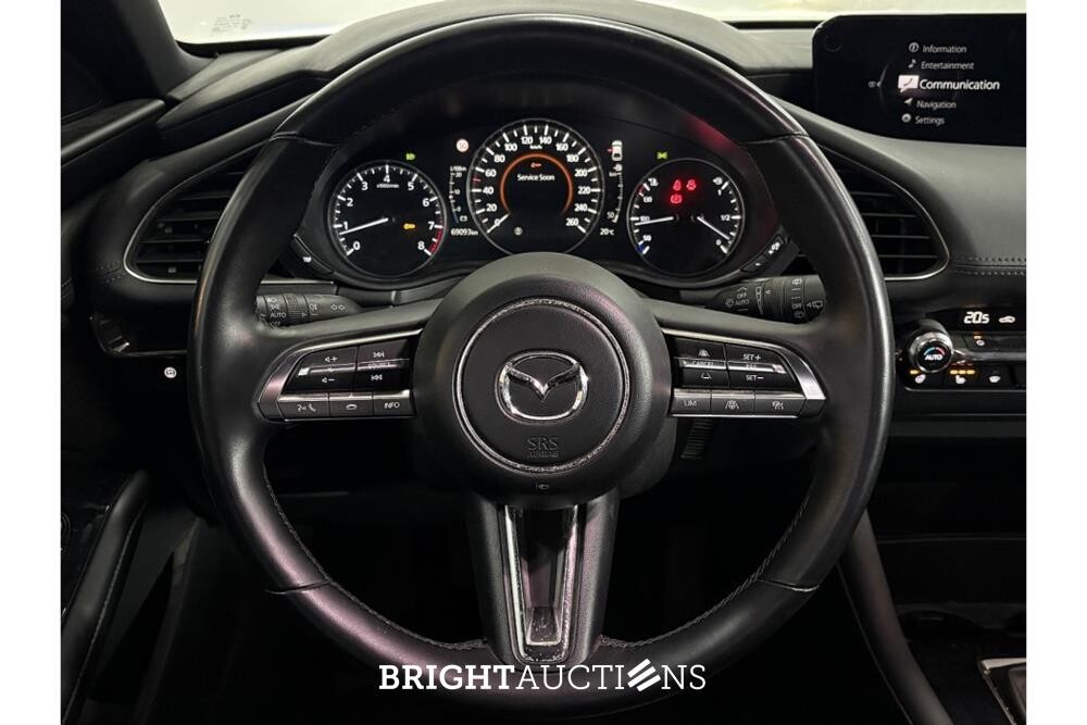 Mazda 3 e-SkyActiv-X M Hybrid 180 Luxury Aero Pakket 2.0 SkyActiv 179pk 2021 (Origineel-NL), K-575-LT