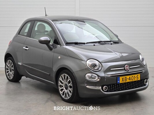 Fiat 500 C TwinAir Turbo Lounge 0.9 80pk 2018 (Origineel-NL), XB-401-S