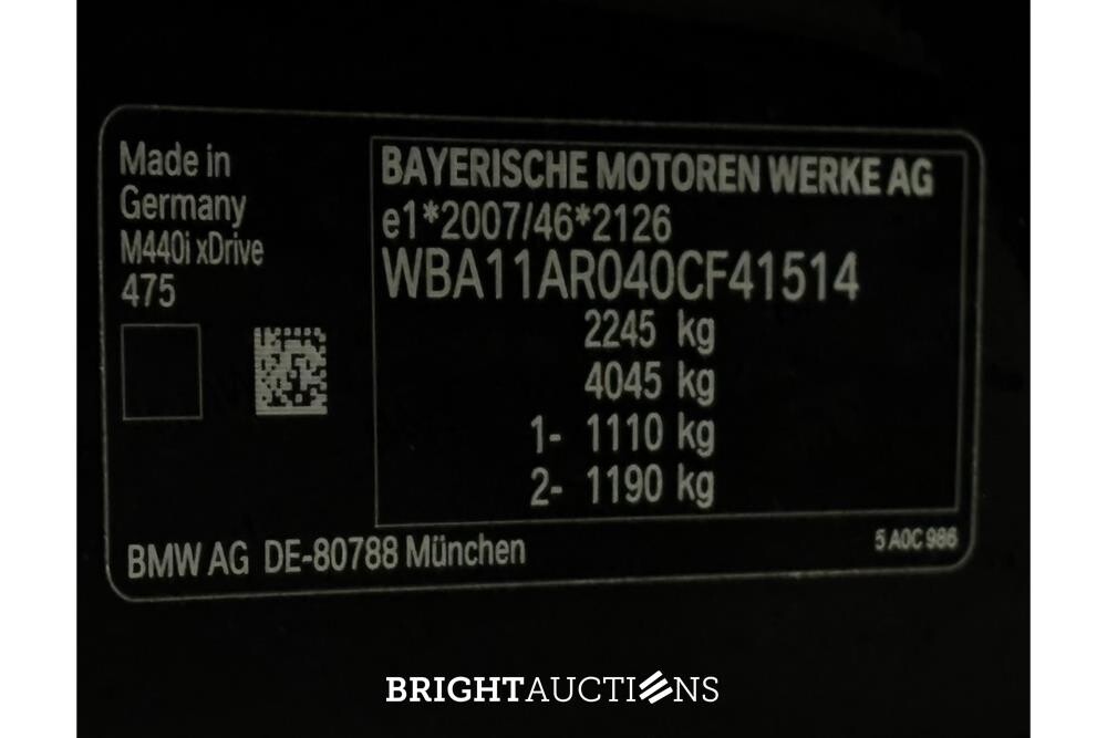 BMW M440i High Executive xDrive 374pk 2020 (Original-NL) 4er-Reihe, J-656-VG