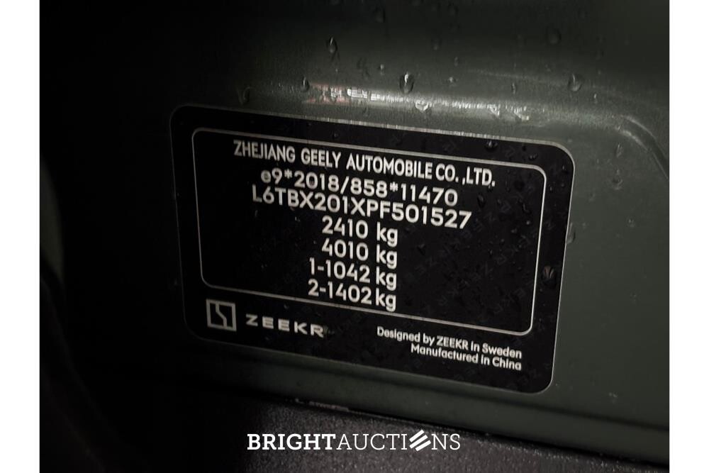 ZEEKR X RWD Long Range 69 kWh 272pk 2024 (Origineel-NL), X-115-RB