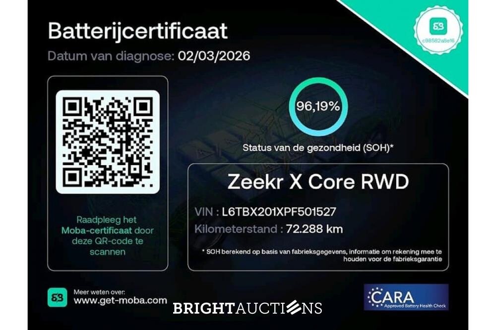 ZEEKR X RWD Long Range 69 kWh 272pk 2024 (Origineel-NL), X-115-RB