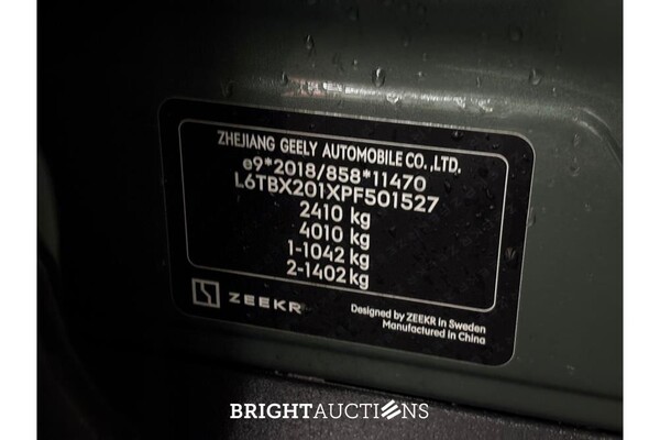ZEEKR X RWD Long Range 69 kWh 272pk 2024 (Origineel-NL), X-115-RB