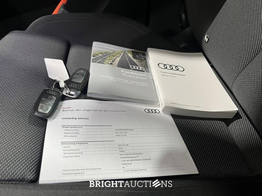 Audi Q4 e-tron 40 Advanced edition 77 kWh 204pk 2022 (Origineel-NL), R-729-ZP