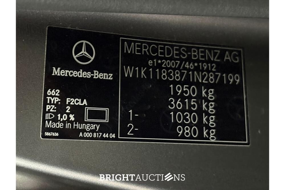 Mercedes-Benz CLA200 Business Solution AMG 163pk 2022 (Origineel-NL) CLA-Klasse, P-927-GH