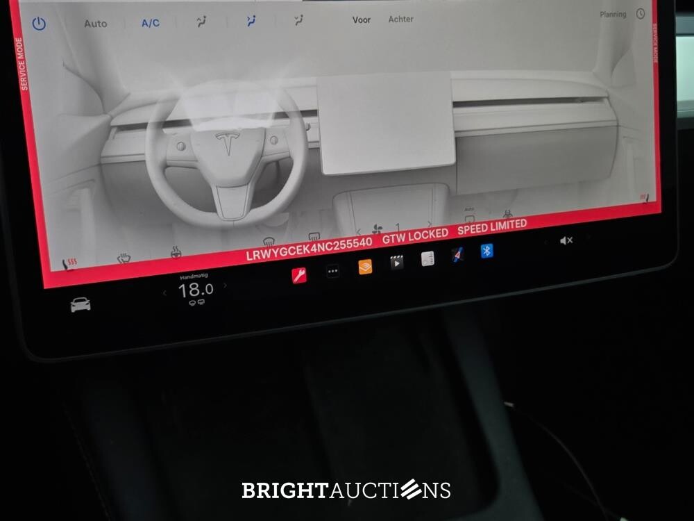 Tesla Model Y Long Range AWD 75 kWh 351pk 2022 (Origineel-NL), P-580-GV