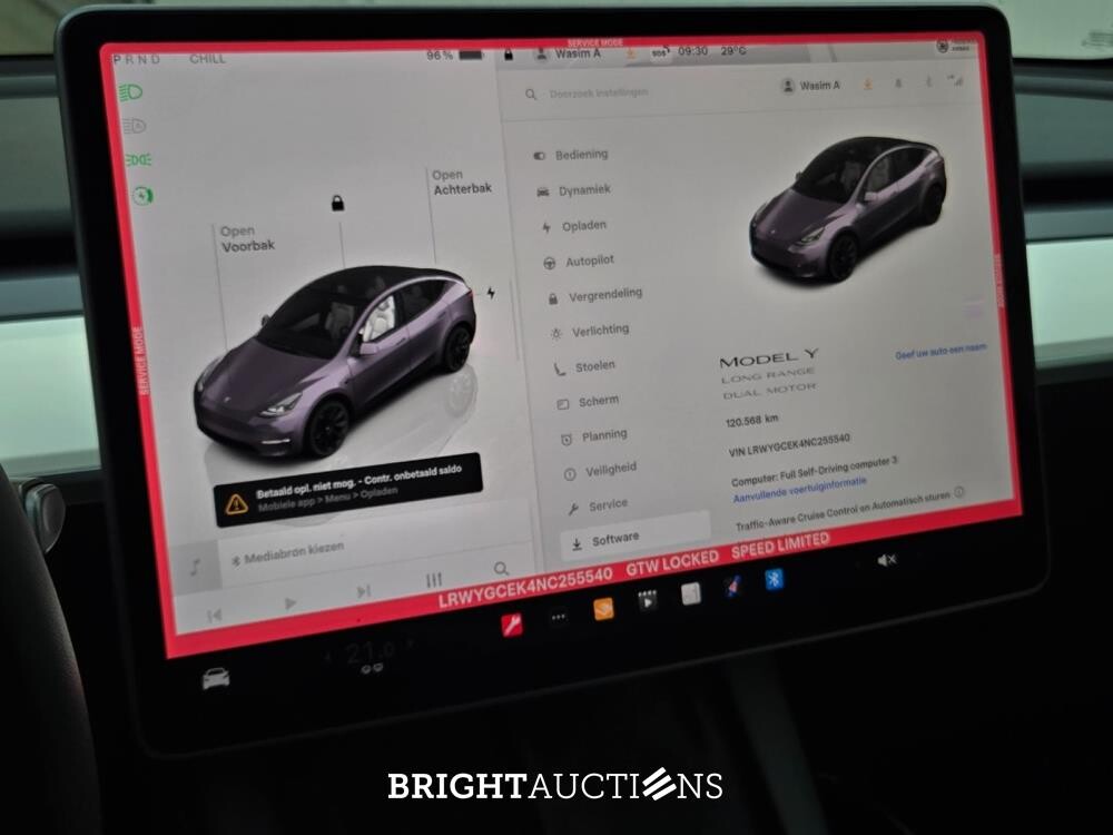 Tesla Model Y Long Range AWD 75 kWh 351pk 2022 (Origineel-NL), P-580-GV