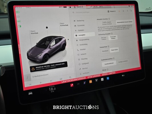 Tesla Model Y Long Range AWD 75 kWh 351pk 2022 (Origineel-NL), P-580-GV
