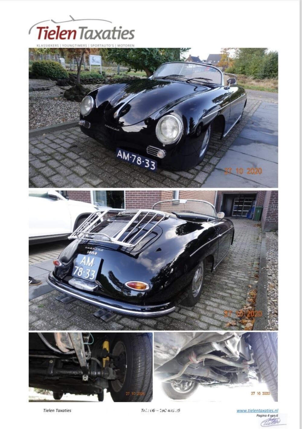 Porsche 356 Speedster (replica) 44pk 1968, AM-78-33