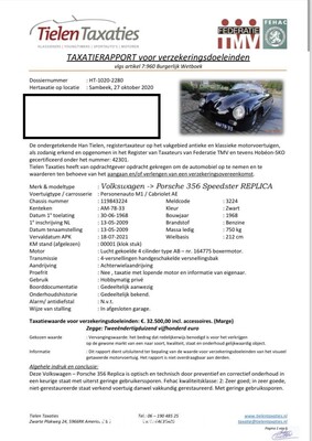 Porsche 356 Speedster (replica) 44pk 1968, AM-78-33