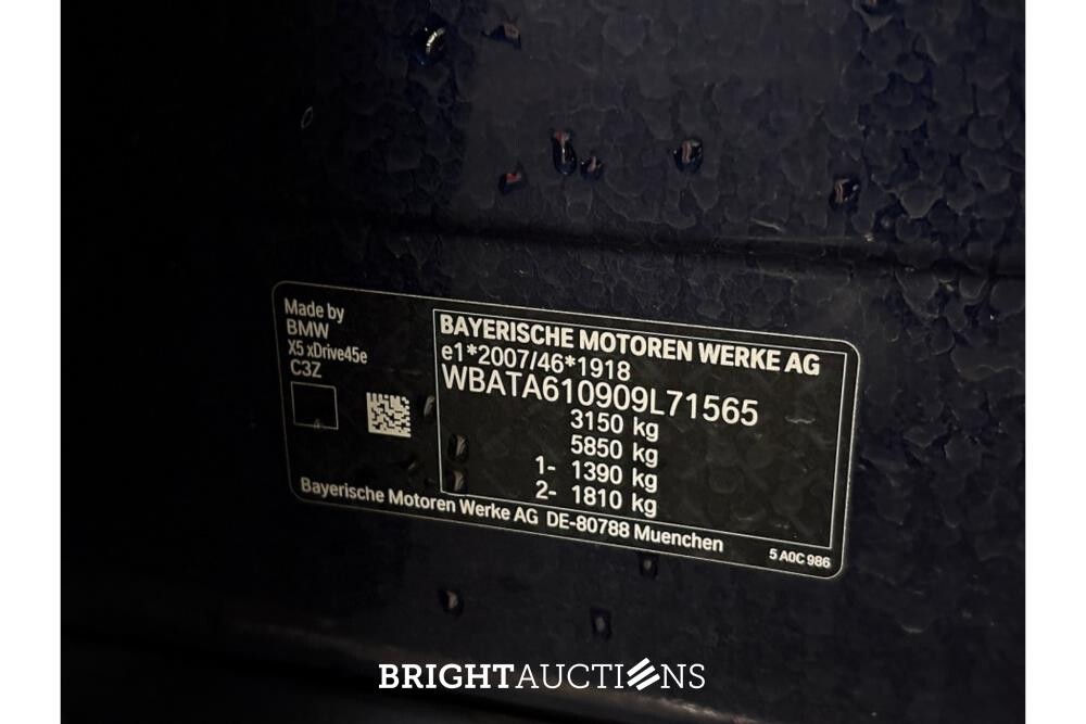 BMW X5 xDrive45e High Executive 398pk 2022 (Origineel-NL), P-644-RZ