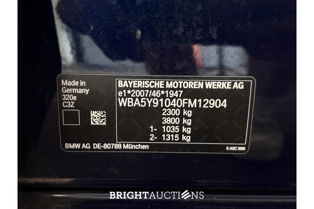 BMW 320e Business Edition Plus 276pk 2022 (Origineel-NL) 3-Serie, P-004-RS
