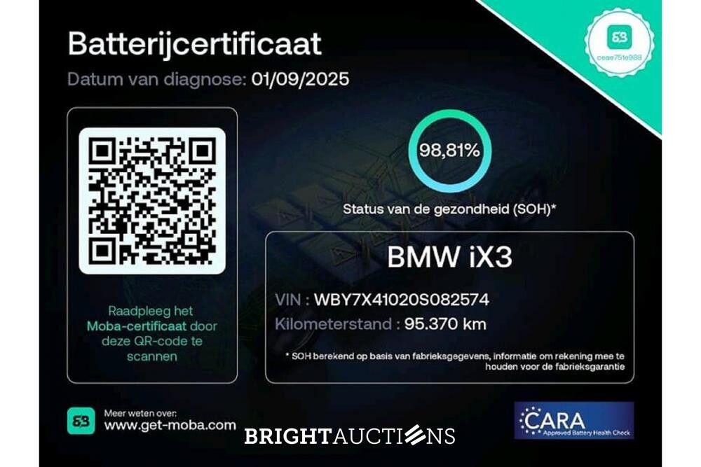 BMW iX3 Executive 80 kWh 286pk 2021 (Origineel-NL), L-873-ZT