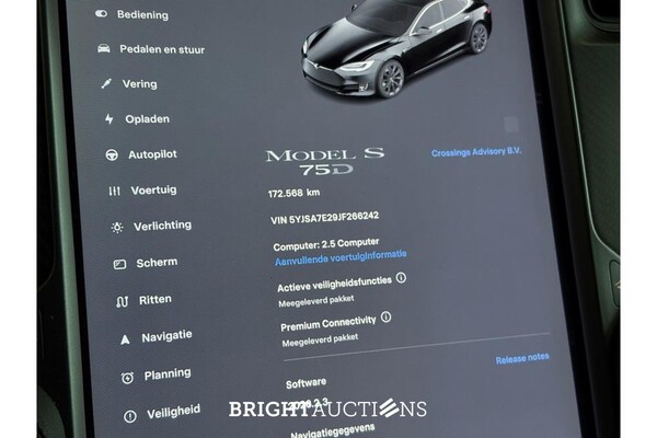 Tesla Model S 75D Base 333pk 2018 (Origineel-NL), TP-755-F