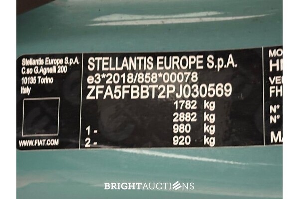 Fiat 600 Hybrid La Prima 1.2 100pk 2025 (Origineel-NL), HGJ-22-N