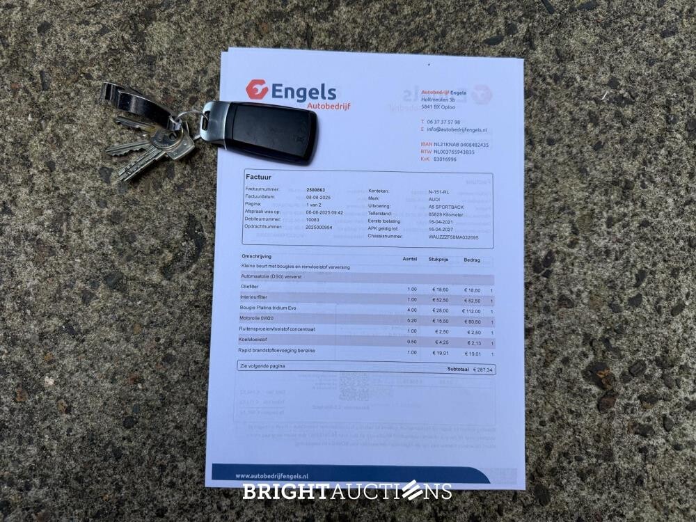 2021 Audi A5 Sportback 40 TFSI S Edition 204pk, N-151-RL