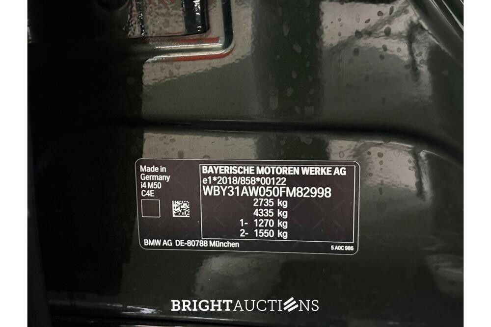 BMW i4 M50 High Executive 84 kWh 544pk 2022 (Origineel-NL), P-630-PD
