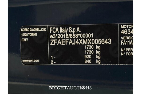 Fiat 500 C La Prima 42 kWh 118pk 2021 (Origineel-NL), L-814-XH