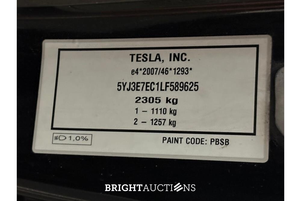 Tesla Model 3 Performance AWD 75 kWh 462pk 2019 (Origineel-NL), G-487-TG