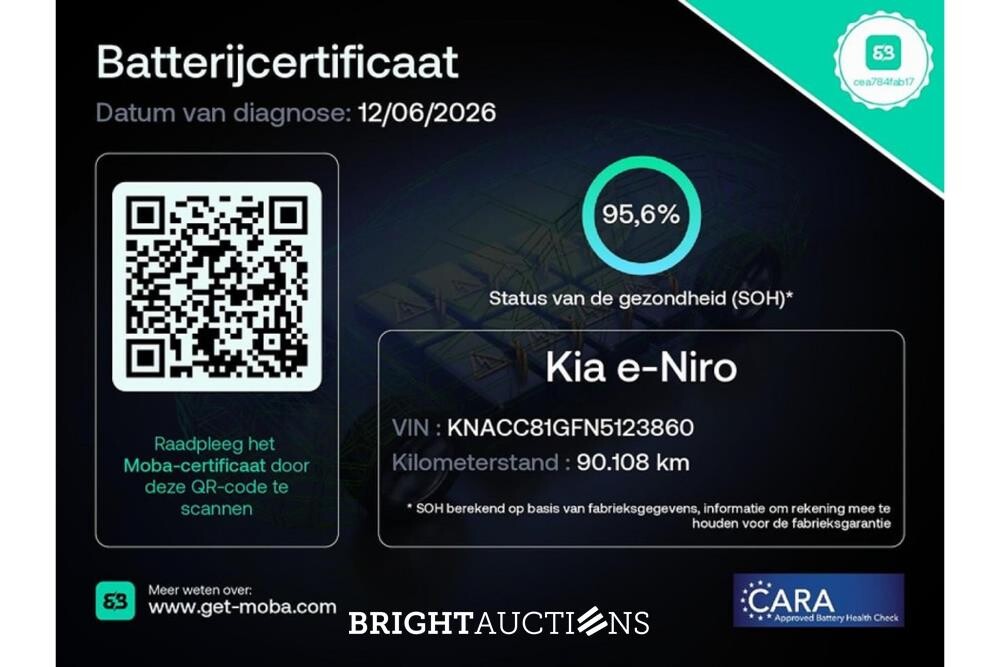 Kia Niro e- DynamicPlusLine 64 kWh 204pk 2021 (Origineel-NL), N-872-HH