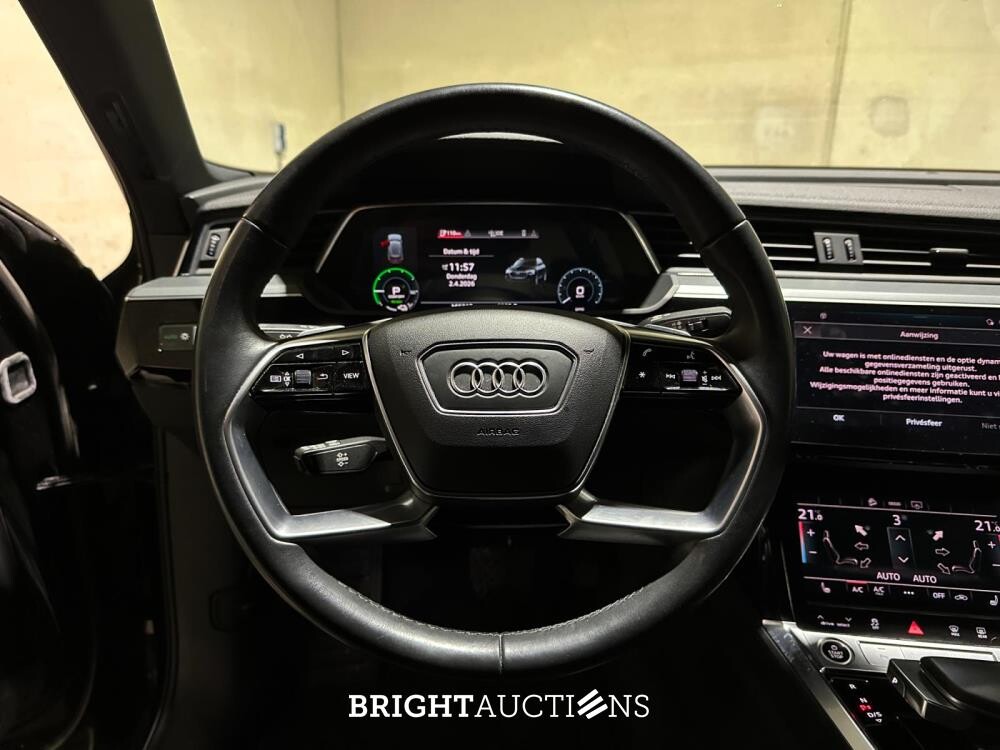 Audi e-tron Sportback 55 Quattro Business edition 95 kWh 408pk 2020 (Origineel-NL + 1e eigenaar), K-601-GZ