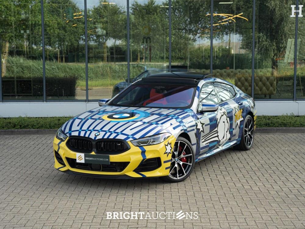 BMW M850i Gran Coupé 4.4 V8 xDrive -The 8 X Jeff Koons- M-Performance 530pk 2023 (1 van 99) (NEW) 8-Serie (Origineel-NL + 1e Eigenaar), X-004-JB