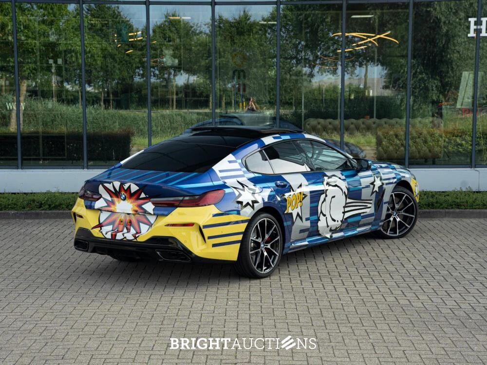 BMW M850i Gran Coupé 4.4 V8 xDrive -The 8 X Jeff Koons- M-Performance 530pk 2023 (1 van 99) (NEW) 8-Serie (Origineel-NL + 1e Eigenaar), X-004-JB