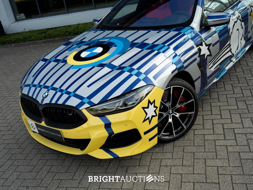 BMW M850i Gran Coupé 4.4 V8 xDrive -The 8 X Jeff Koons- M-Performance 530pk 2023 (1 van 99) (NEW) 8-Serie (Origineel-NL + 1e Eigenaar), X-004-JB