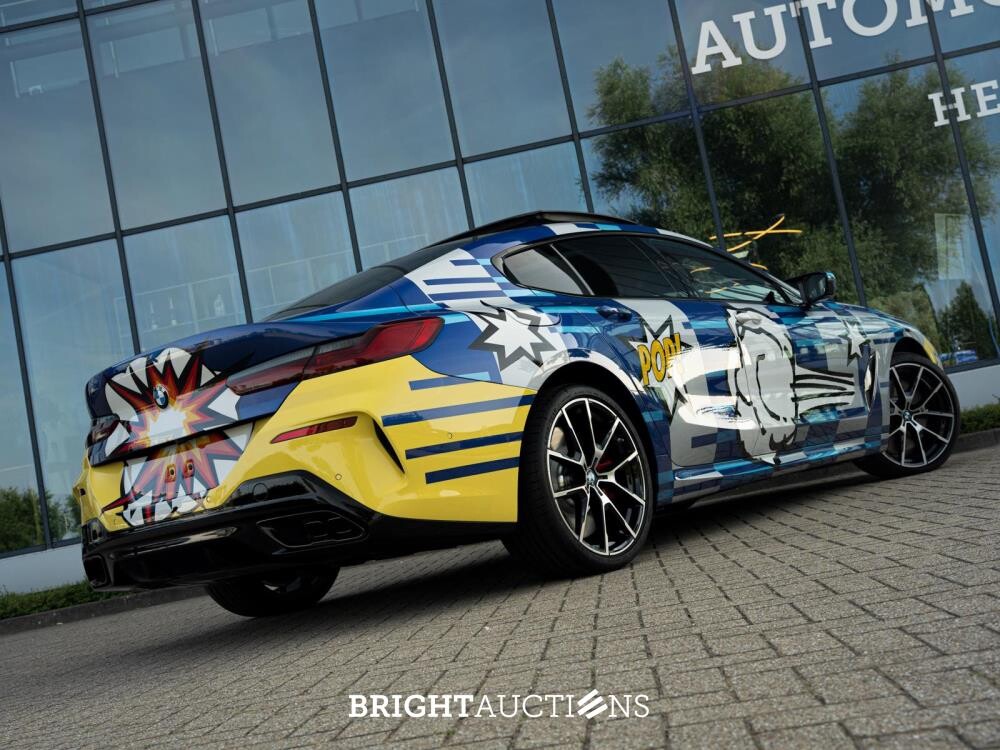 BMW M850i Gran Coupé 4.4 V8 xDrive -The 8 X Jeff Koons- M-Performance 530pk 2023 (1 van 99) (NEW) 8-Serie (Origineel-NL + 1e Eigenaar), X-004-JB