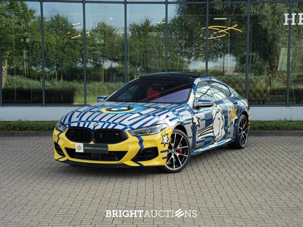 BMW M850i Gran Coupé 4.4 V8 xDrive -The 8 X Jeff Koons- M-Performance 530pk 2023 (1 van 99) (NEW) 8-Serie (Origineel-NL + 1e Eigenaar), X-004-JB