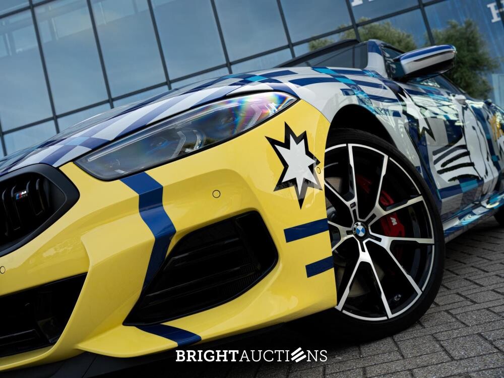 BMW M850i Gran Coupé 4.4 V8 xDrive -The 8 X Jeff Koons- M-Performance 530pk 2023 (1 van 99) (NEW) 8-Serie (Origineel-NL + 1e Eigenaar), X-004-JB