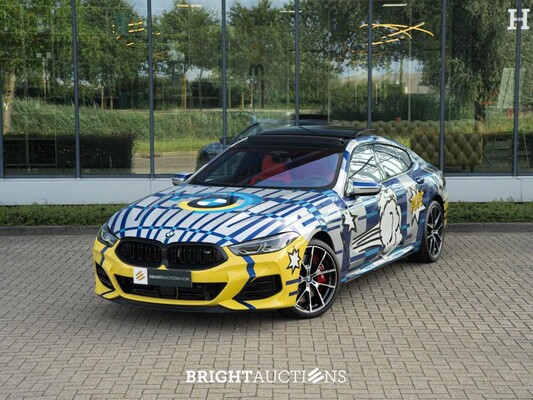 BMW M850i Gran Coupé 4.4 V8 xDrive -The 8 X Jeff Koons- M-Performance 530pk 2023 (1 van 99) (NEW) 8-Serie (Origineel-NL + 1e Eigenaar), X-004-JB