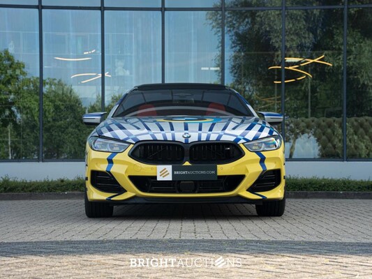 BMW M850i Gran Coupé 4.4 V8 xDrive -The 8 X Jeff Koons- M-Performance 530pk 2023 (1 van 99) (NEW) 8-Serie (Origineel-NL + 1e Eigenaar), X-004-JB