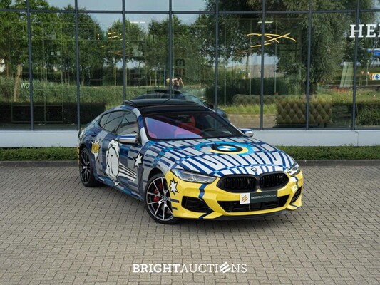 BMW M850i Gran Coupé 4.4 V8 xDrive -The 8 X Jeff Koons- M-Performance 530pk 2023 (1 van 99) (NEW) 8-Serie (Origineel-NL + 1e Eigenaar), X-004-JB