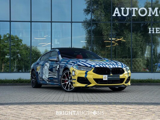 BMW M850i Gran Coupé 4.4 V8 xDrive -The 8 X Jeff Koons- M-Performance 530pk 2023 (1 van 99) (NEW) 8-Serie (Origineel-NL + 1e Eigenaar), X-004-JB