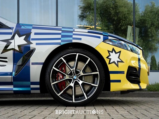 BMW M850i Gran Coupé 4.4 V8 xDrive -The 8 X Jeff Koons- M-Performance 530pk 2023 (1 van 99) (NEW) 8-Serie (Origineel-NL + 1e Eigenaar), X-004-JB