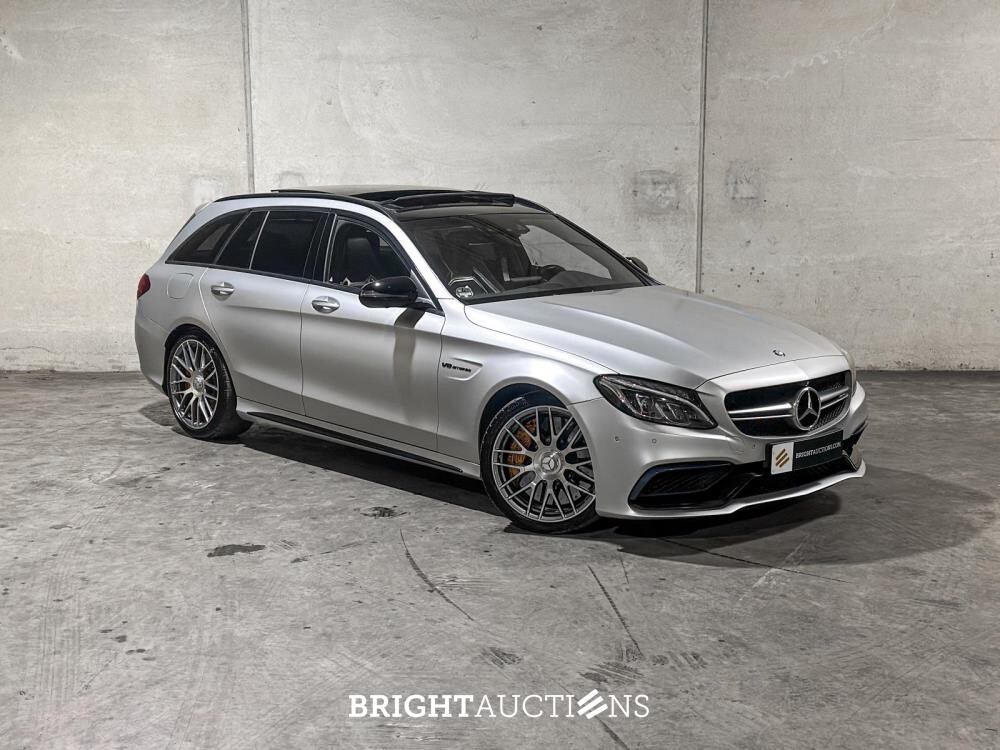 Mercedes-Benz C63s AMG 4.0 V8 510pk 2015 C-klasse Estate, ZH-705-L 