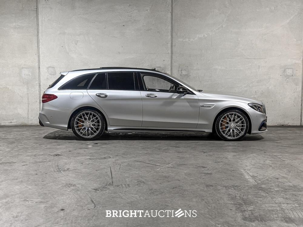 Mercedes-Benz C63s AMG 4.0 V8 510pk 2015 C-klasse Estate, ZH-705-L 