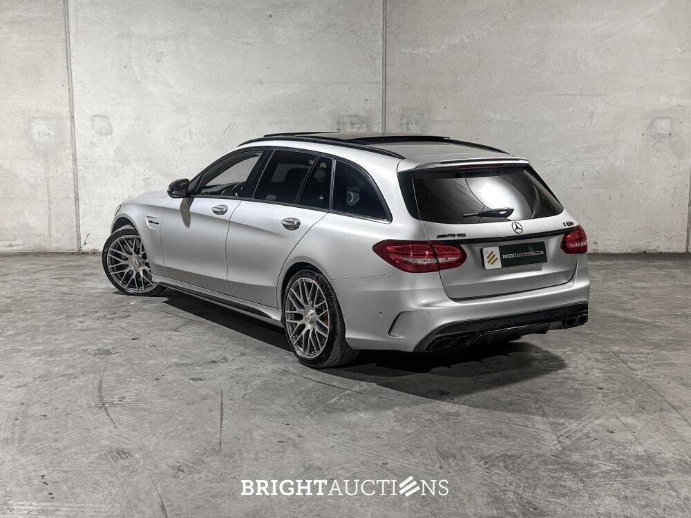Mercedes-Benz C63s AMG 4.0 V8 510pk 2015 C-klasse Estate, ZH-705-L 