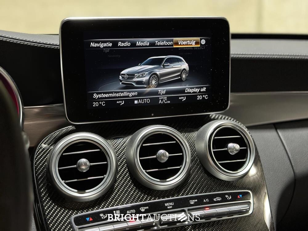 Mercedes-Benz C63s AMG 4.0 V8 510pk 2015 C-klasse Estate, ZH-705-L 