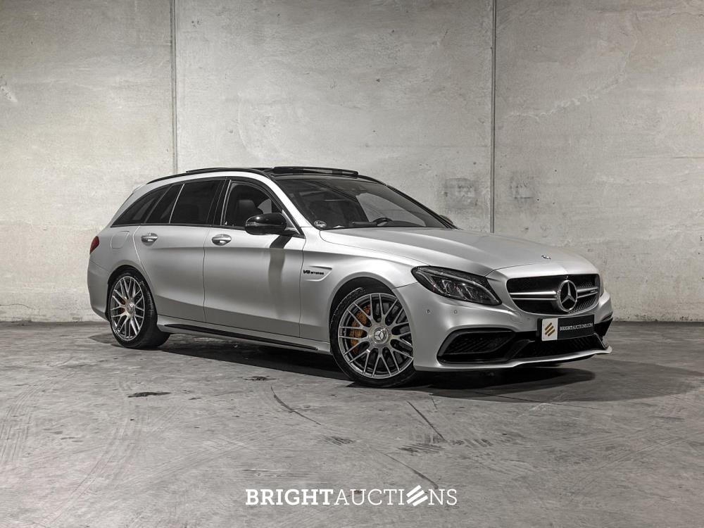 Mercedes-Benz C63s AMG 4.0 V8 510pk 2015 C-klasse Estate, ZH-705-L 