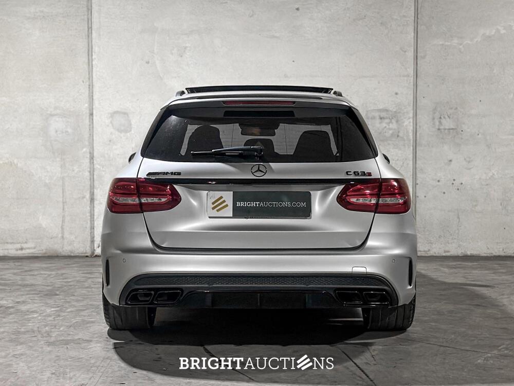 Mercedes-Benz C63s AMG 4.0 V8 510pk 2015 C-klasse Estate, ZH-705-L 