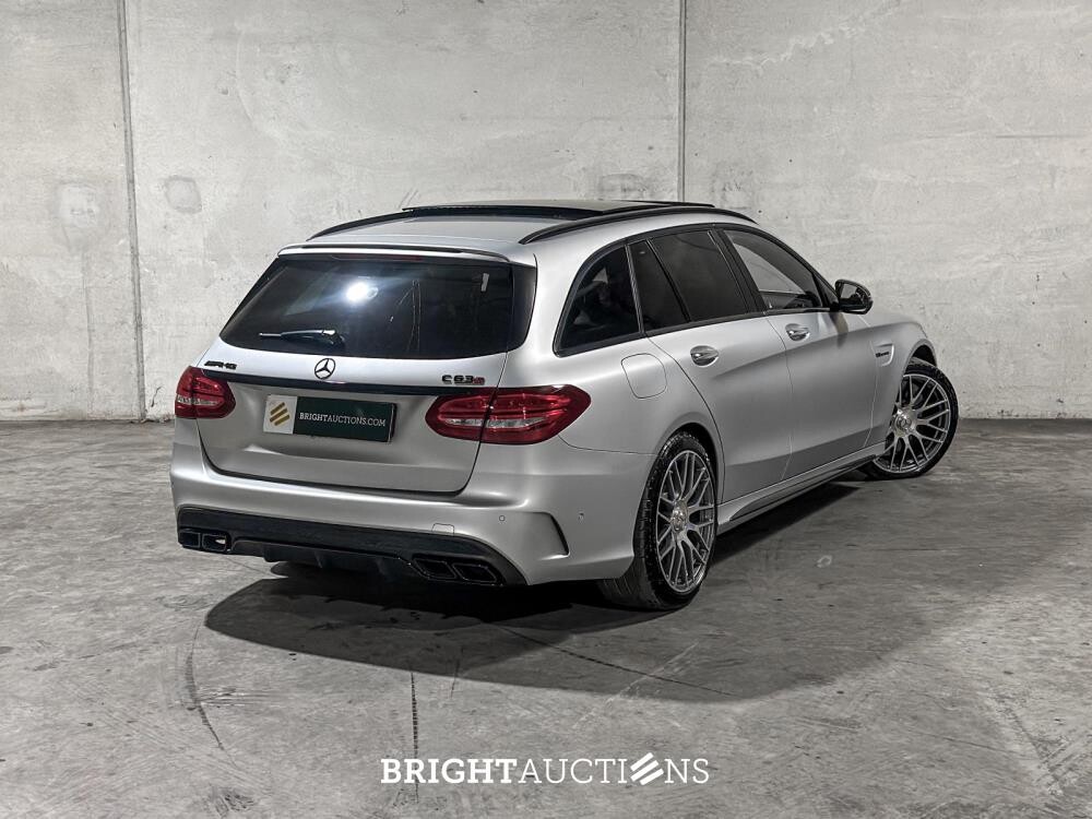 Mercedes-Benz C63s AMG 4.0 V8 510pk 2015 C-klasse Estate, ZH-705-L 